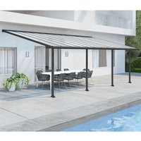 10′ x 24′ Palram Canopia Olympia Grey Patio Cover with Clear Panels (2.95m x 7.39m) 10′ x 24′ Palram Canopia Olympia Grey Patio Cover with Clear Panels (2.95m x 7.39m)