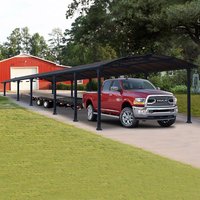 12′ x 42′ Palram Canopia Arcadia 12700 Grey Metal Carport (3.59m x 12.86m) 12′ x 42′ Palram Canopia Arcadia 12700 Grey Metal Carport (3.59m x 12.86m)