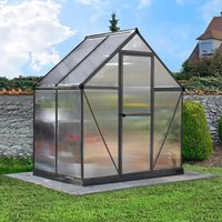6′ x 4′ Palram Canopia Mythos Grey Greenhouse (1.85m x 1.26m) 6′ x 4′ Palram Canopia Mythos Grey Greenhouse (1.85m x 1.26m)