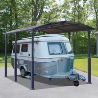 12′ x 16′ Palram Canopia Arcadia Alpine 5000 Grey Metal Carport (3.59m x 5.02m) 12′ x 16′ Palram Canopia Arcadia Alpine 5000 Grey Metal Carport (3.59m x 5.02m)