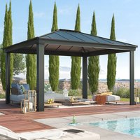 14′ x 12′ Palram Canopia Dallas 4300 Grey Garden Gazebo (4.26m x 3.64m) 14′ x 12′ Palram Canopia Dallas 4300 Grey Garden Gazebo (4.26m x 3.64m)