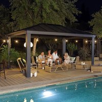 16′ x 12′ Palram Canopia Dallas 4900 Grey Garden Gazebo (4.88m x 3.64m) 16′ x 12′ Palram Canopia Dallas 4900 Grey Garden Gazebo (4.88m x 3.64m)