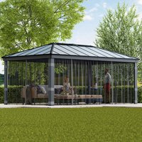 Palram Canopia Gazebo Netting Set for Dallas 6100 Garden Gazebo Palram Canopia Gazebo Netting Set for Dallas 6100 Garden Gazebo