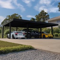 20′ x 30′ Palram Canopia Oslo Black Metal Triple Carport (5.96m x 9.01m) 20′ x 30′ Palram Canopia Oslo Black Metal Triple Carport (5.96m x 9.01m)