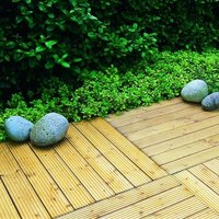 90cm Forest Patio Deck Tile Pack of 4 90cm Forest Patio Deck Tile Pack of 4
