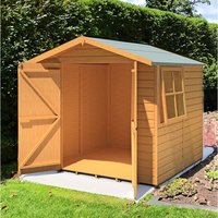 6'9 x 6'6 Shire Alderney Double Door Apex Wooden Garden Shed (2.05m x 1.98m)