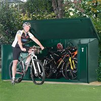 7’5 x 3’4 Asgard Access Plus Metal Bike Shed – 4 Bikes (2.3m x 1m) 7’5 x 3’4 Asgard Access Plus Metal Bike Shed – 4 Bikes (2.3m x 1m)