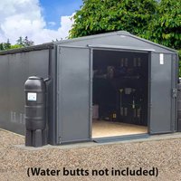 10' x 11' Asgard Garrison Plus Police Preferred Motorbike Workshop Garage (3.11m x 3.48m)