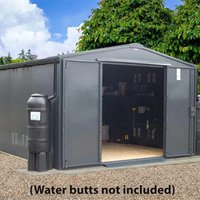 10' x 14' Asgard Garrison Plus Police Preferred Motorbike Workshop Garage (3.11m x 4.57m)