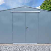 10' x 14' Asgard Garrison Police Preferred Metal Bike Workshop Shed (3.11m x 4.57m)