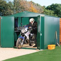 10’11 x 7’4 Asgard Gladiator Motorbike Garage Plus (3.3m x 2.2m) 10’11 x 7’4 Asgard Gladiator Motorbike Garage Plus (3.3m x 2.2m)