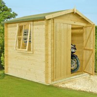 Shire Bradley 2.1m x 2.1m Log Cabin Shed (19mm) Shire Bradley 2.1m x 2.1m Log Cabin Shed (19mm)
