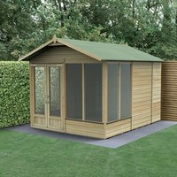 10′ x 8′ Forest Beckwood 25yr Guarantee Double Door Apex Summer House (3.01m x 2.61m) 10′ x 8′ Forest Beckwood 25yr Guarantee Double Door Apex Summer House (3.01m x 2.61m)