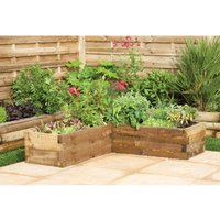 Forest Caledonian Corner Raised Bed 4’x4′ (1.3×1.3m) Forest Caledonian Corner Raised Bed 4’x4′ (1.3×1.3m)