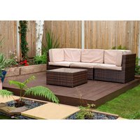 Forest 8′ x 8′ Composite Decking Kit – Brown (2.4m x 2.4m) Forest 8′ x 8′ Composite Decking Kit – Brown (2.4m x 2.4m)