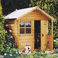 5′ x 4′ Shire Club Kids Wooden Playhouse (1.42m x 1.48m) 5′ x 4′ Shire Club Kids Wooden Playhouse (1.42m x 1.48m)