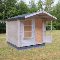 Shire Crinan 2.1m x 2.3m Log Cabin Summerhouse (19mm)