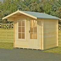 Shire Crinan 2.4m x 2.4m Log Cabin Summerhouse (19mm) Shire Crinan 2.4m x 2.4m Log Cabin Summerhouse (19mm)