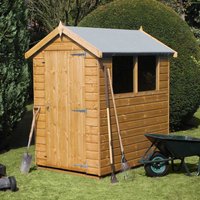 7′ x 5′ Traditional Standard Shiplap Apex Wooden Garden Shed (2.14m x 1.52m) 7′ x 5′ Traditional Standard Shiplap Apex Wooden Garden Shed (2.14m x 1.52m)