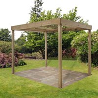 Forest Dining Wooden Garden Pergola Kit 10’x8′ Forest Dining Wooden Garden Pergola Kit 10’x8′