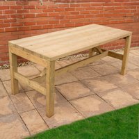 Forest Wooden Garden Dining Table 5’11 x 2’6 (1.8m x 0.76m) Forest Wooden Garden Dining Table 5’11 x 2’6 (1.8m x 0.76m)