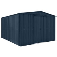 10′ x 12′ Globel Anthracite Grey Apex Metal Shed (3.08m x 3.72m) 10′ x 12′ Globel Anthracite Grey Apex Metal Shed (3.08m x 3.72m)