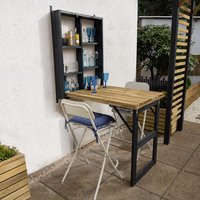 Forest Wooden Fold Down Garden Wall Bar 2’6 x 0’6 Forest Wooden Fold Down Garden Wall Bar 2’6 x 0’6