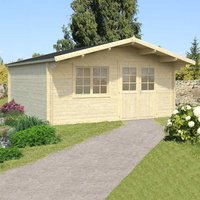 Palmako Britta 5.1m x 4.5m Log Cabin Garden Building (40mm) Palmako Britta 5.1m x 4.5m Log Cabin Garden Building (40mm)