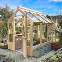 8′ x 6′ Forest Vale Modular Wooden Greenhouse (2.48m x 2m) – Installation Included 8′ x 6′ Forest Vale Modular Wooden Greenhouse (2.48m x 2m) – Installation Included