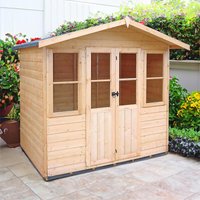 7x5 Shire Haddon Wooden Summerhouse