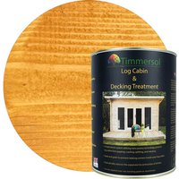 Timmersol Honey Blushed Oak Log Cabin and Decking Treatment (5 Litres)