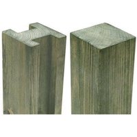7’11” x 3.7″ x 3.7″ Forest Planed H Slotted Fence Post (2.4m x 94mm x 94mm) 7’11” x 3.7″ x 3.7″ Forest Planed H Slotted Fence Post (2.4m x 94mm x 94mm)