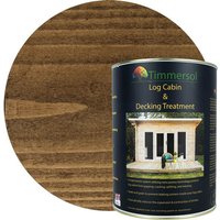 Timmersol Jacobean Walnut Log Cabin and Decking Treatment (5 Litres)