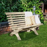 Forest Kuba Curved Wooden Garden Bench 3’11 x 2’5 (1.20m x 0.74m) Forest Kuba Curved Wooden Garden Bench 3’11 x 2’5 (1.20m x 0.74m)