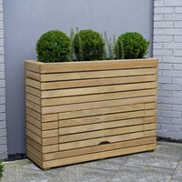 3’11 x 1’4 Forest Linear Tall Wooden Garden Planter with Storage (1.2m x 0.4m) 3’11 x 1’4 Forest Linear Tall Wooden Garden Planter with Storage (1.2m x 0.4m)