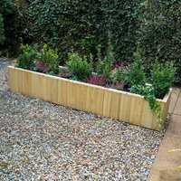 5’11 x 1’3 Forest Lapline Shiplap Wooden Planter (1.79m x 0.38m) 5’11 x 1’3 Forest Lapline Shiplap Wooden Planter (1.79m x 0.38m)