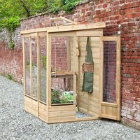 4′ x 6′ Forest Wallscape Lean To Greenhouse with Solid Back (1.28m x 1.93m) 4′ x 6′ Forest Wallscape Lean To Greenhouse with Solid Back (1.28m x 1.93m)
