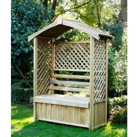 Small Garden Arbour Seat: Forest Lyon 6×2 Arbour Small Garden Arbour Seat: Forest Lyon 6×2 Arbour