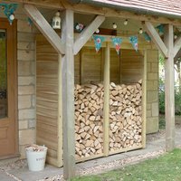 6′ x 2’10 Forest Pent Medium Overlap Log Store (1.82m x 0.9m) 6′ x 2’10 Forest Pent Medium Overlap Log Store (1.82m x 0.9m)