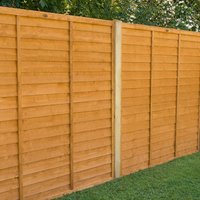Forest 6′ x 6′ Straight Cut Overlap Fence Panel (1.83m x 1.83m) Forest 6′ x 6′ Straight Cut Overlap Fence Panel (1.83m x 1.83m)