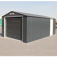 12′ x 26′ Sapphire Olympian Anthracite Metal Garage (3.62m x 7.75m) 12′ x 26′ Sapphire Olympian Anthracite Metal Garage (3.62m x 7.75m)