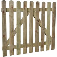 Forest Heavy Duty 3’3″ x 3′ Pressure Treated Wooden Picket Garden Gate (1m x 0.9m) Forest Heavy Duty 3’3″ x 3′ Pressure Treated Wooden Picket Garden Gate (1m x 0.9m)