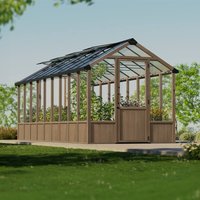8′ x 22′ Palram Canopia Natura Cedar Greenhouse (2.37m x 6.44m) 8′ x 22′ Palram Canopia Natura Cedar Greenhouse (2.37m x 6.44m)