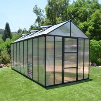 8’x16′ Palram Canopia Glory Grey Large Polycarbonate Greenhouse (2.4×4.8m) 8’x16′ Palram Canopia Glory Grey Large Polycarbonate Greenhouse (2.4×4.8m)