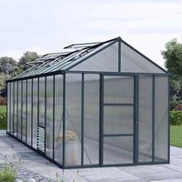 8’x20′ Palram Canopia Glory Grey Large Polycarbonate Greenhouse (2.4x6m) 8’x20′ Palram Canopia Glory Grey Large Polycarbonate Greenhouse (2.4x6m)
