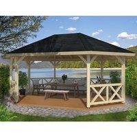 6×4.5m (20’x15′) Palmako Betty Garden Pavilion – Luxury Gazebo 6×4.5m (20’x15′) Palmako Betty Garden Pavilion – Luxury Gazebo