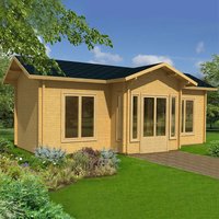 Palmako Anna 7.8m x 4.8m Log Cabin Garden Building (70mm) Palmako Anna 7.8m x 4.8m Log Cabin Garden Building (70mm)