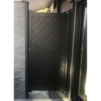Barnstaple Premium Metal Side Gate – Black Barnstaple Premium Metal Side Gate – Black