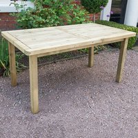Forest Rosedene Wooden Garden Table 5 x 3 (1.5m x 0.9m)