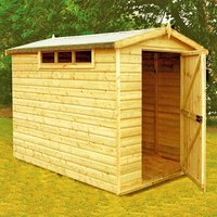 6′ x 8′ Shire Premium Security Apex Wooden Garden Shed (1.79m x 2.39m) 6′ x 8′ Shire Premium Security Apex Wooden Garden Shed (1.79m x 2.39m)